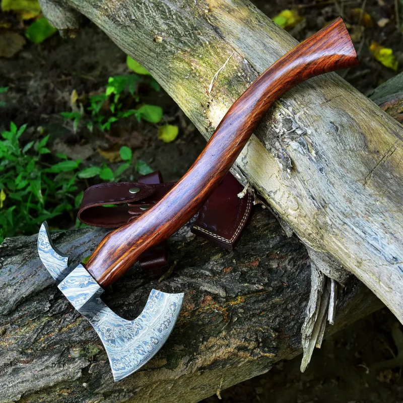 Damascus Tomahawk Axe