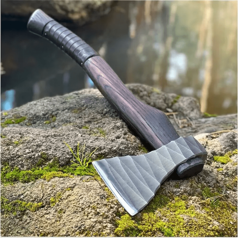 Nordic Noble Hatchet with Leather Grip Wrap